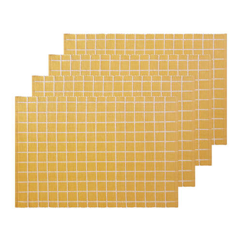 Amanda Placemat Set 4 - Yellow