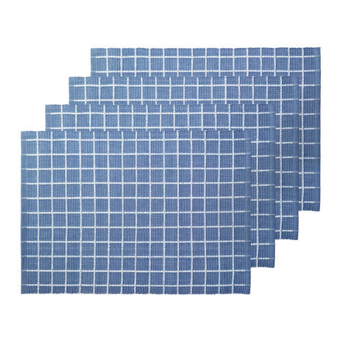 Amanda Placemat Set 4 - Dusty Blue