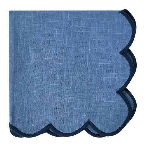 Sally Napkin 4 Pk - Dusty Blue