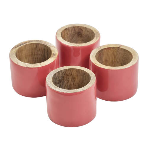 Kevin Napkin Rings Set 4 - Bubblegum