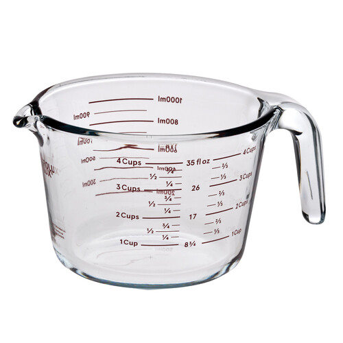 Glass Measuring Jug - 1000ml/4 Cup