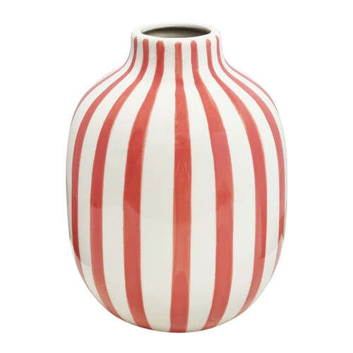 Kellin Stripe Vase - Bubblegum