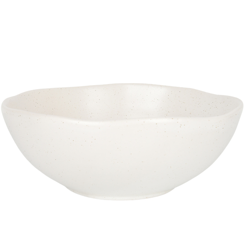 Salad Bowl Spek White 25x10cm