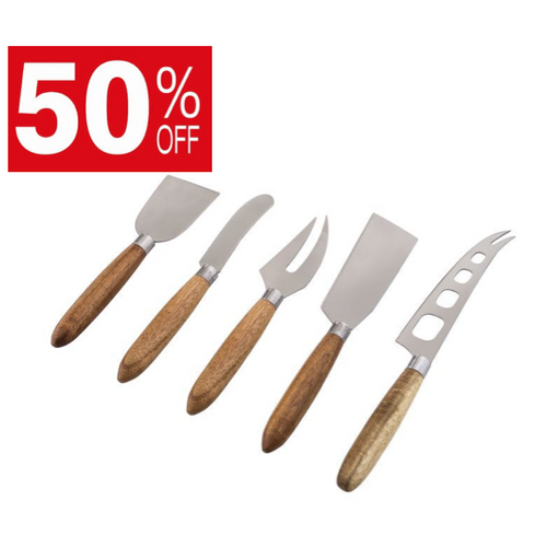 5 Pce Cheese Knife Set